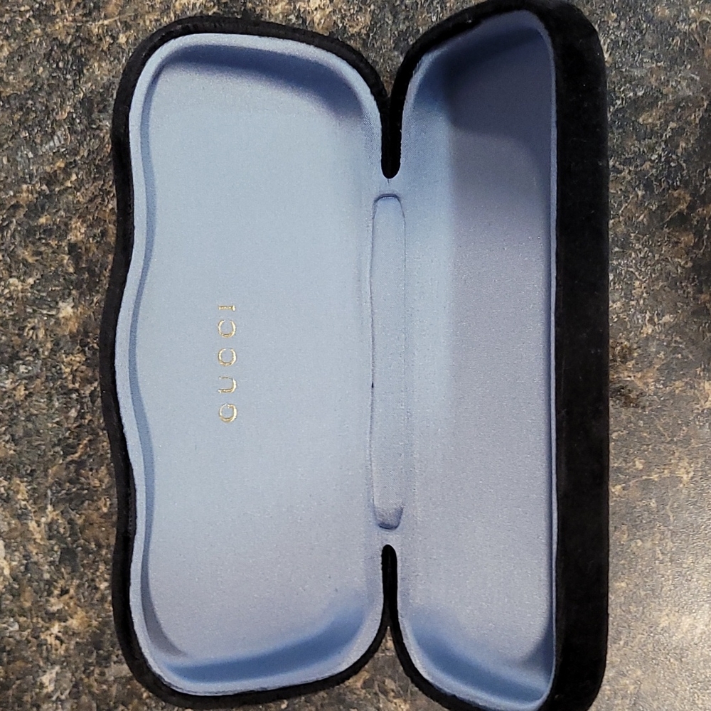 Gucci black glasses case